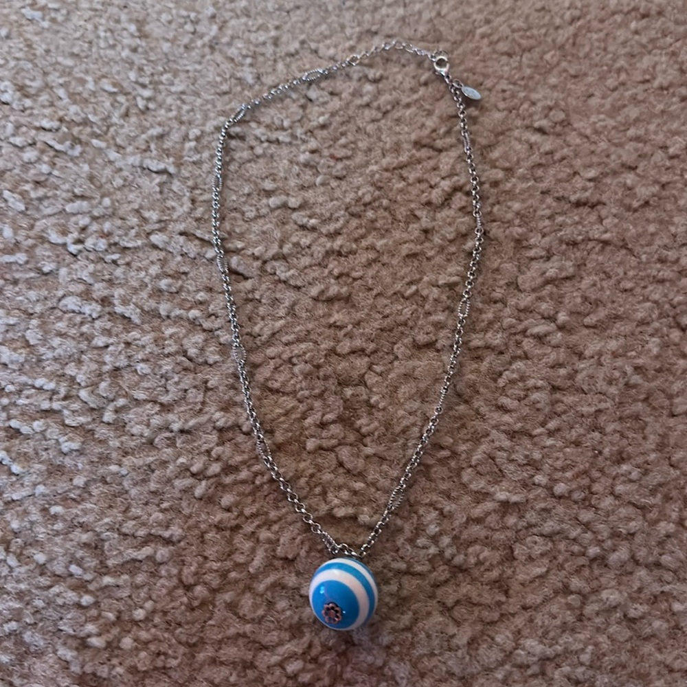 Blue and White necklace